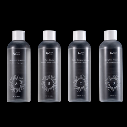 Rejuva Fresh Hydra Spa Infusion Hydro Dermabrasion Solution 4pcs Set
