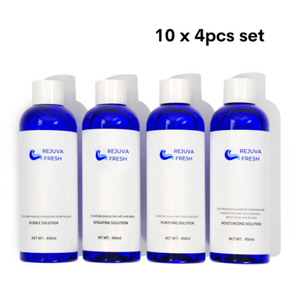 Rejuva Fresh Hydro Dermabrasion Solution 4pcs Set