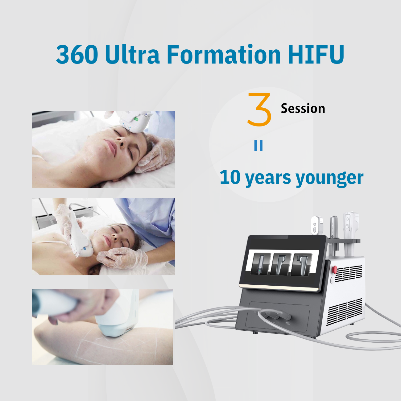 360 Ultra Formation Professional HIFU Machine for Body & Face