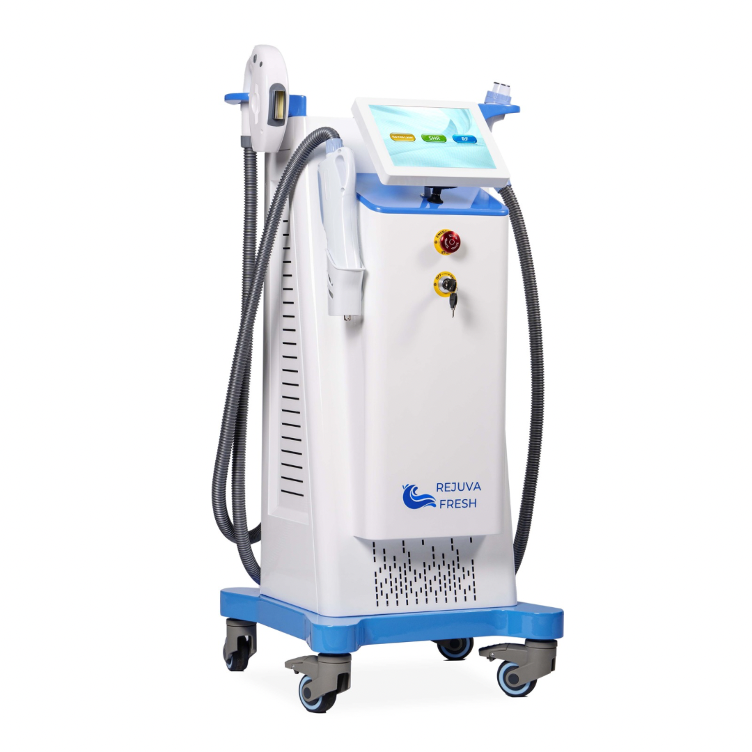 4 in 1 Multi-functional Laser with ND YAG + SHR + E-Light + RF
