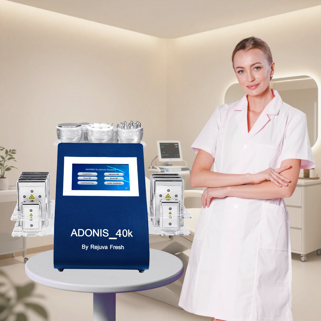 2026 Adonis™ II 40K 6 in 1 Cavitation Machine for Fat Blasting
