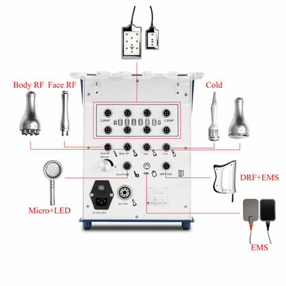 2026 Adonis™ II 40K Cavitation Machine Pro 9 in 1 - back view