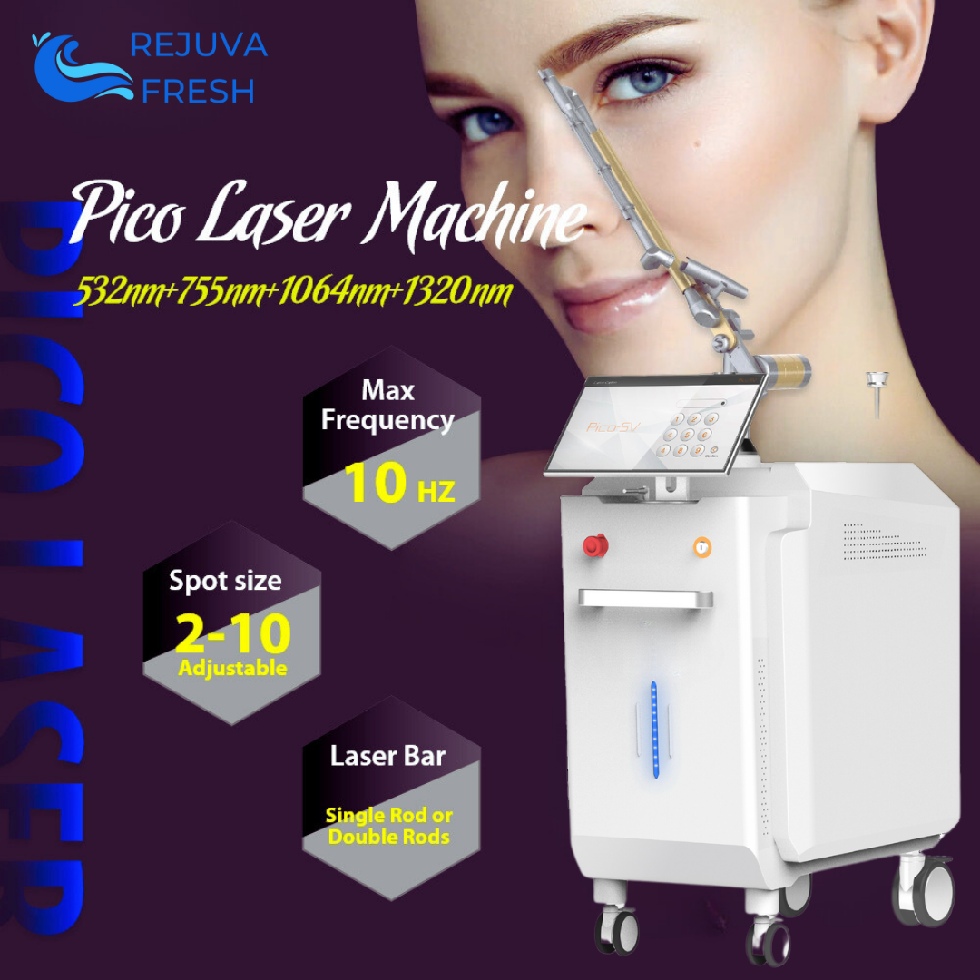 Dynamic 4 Wave NanoErase Tattoo Removal Laser Machine